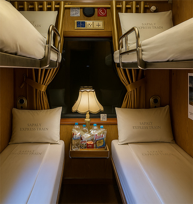 Sapaly Express Train Deluxe Cabin